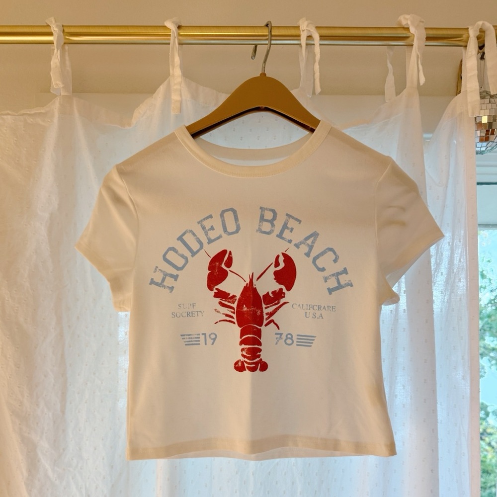 White Rodeo Beach Graphic Tee